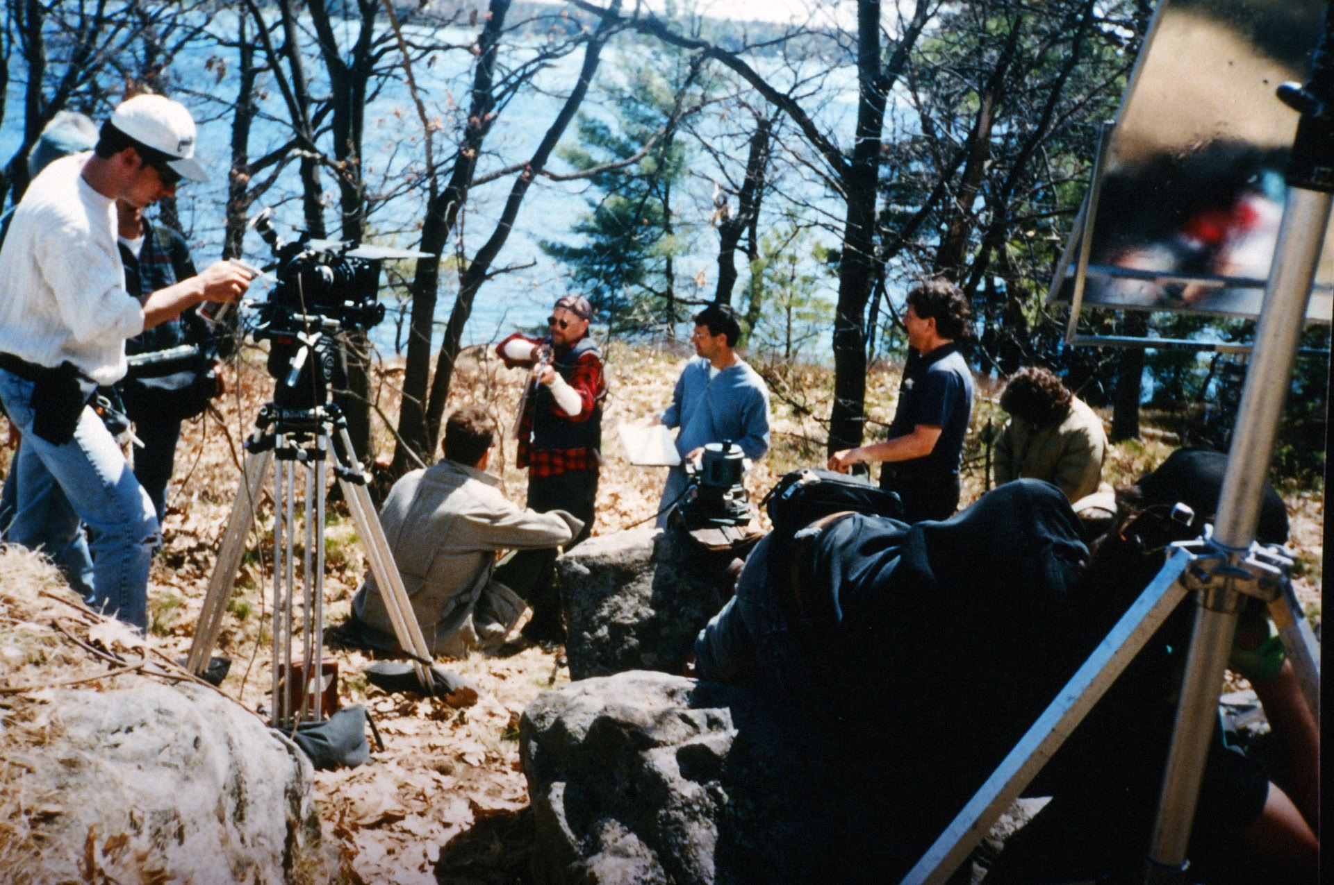 River Rats — Gideon Heath (credited as Bill Baker) as Lonny during location filming, 1995