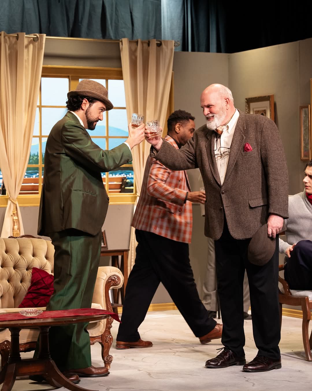 And Then There Were None — Christian Tribuzio as William Blore / Mr. Davis and Gideon Heath (credited as Bill Baker) as Judge Lawrence Wargrave, Theatre Aurora, 2024–25