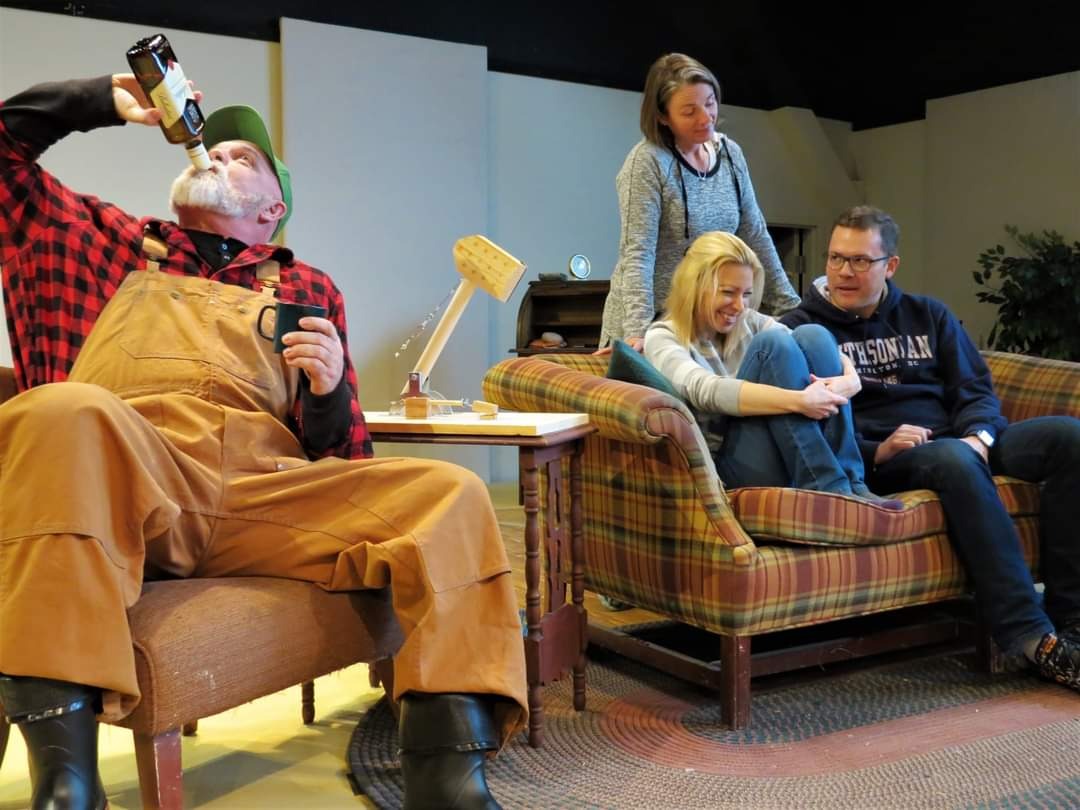 I’ll Be Back Before Midnight — Gideon Heath (credited as Bill Baker) cracking up the cast during dress rehearsal, 2018